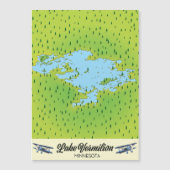 Lake Vermilion Minnesota kaart (Voorkant)