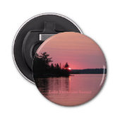 Lake Vermilion Sunset Button Flesopener (Voorkant)