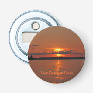 Lake Vermilion Sunset Button Flesopener
