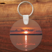 Lake Vermilion Sunset Sleutelhanger (Voorkant)