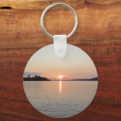 Lake Vermilion Sunset Sleutelhanger (Voorkant)