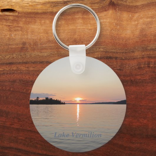 Lake Vermilion Sunset Sleutelhanger (Voorkant)