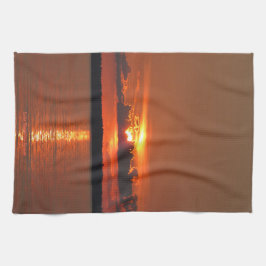 Lake Vermilion Sunset Theedoek