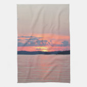 Lake Vermilion Sunset Theedoek (Verticaal)