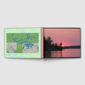 Lake Vermilion zonsondergang en kaart Gastenboek (Volledig)
