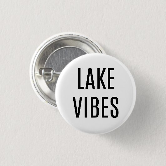 Lake Vibes Button (Voorkant /achterkant)