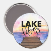 Lake Vibes magneet (Voorkant / Achterkant)