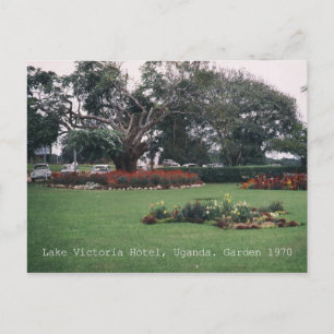 Lake Victoria Hotel, Uganda, 1970 Garden Briefkaar Briefkaart