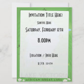 Lake Victoria Map - Afrika Great Lake reiskunst. Kaart (Achterkant)