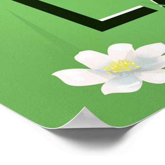 Lake Victoria Map - Afrika Great Lake reiskunst. Poster (Hoek)