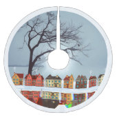 Lake Village Reflection Brushed Polyester Tree Ski Kerstboom Rok (Voorkant)