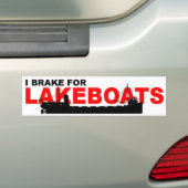 Lake vrachtschip bumper sticker — Canaller (Op auto)