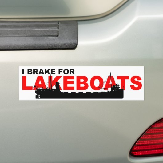 Lake vrachtschip bumper sticker — Canaller (Op auto)