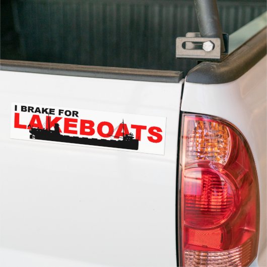 Lake vrachtschip bumper sticker — Canaller (Op Truck)