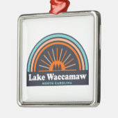 Lake Waccamaw North Carolina Rainbow Metalen Ornament (Links)