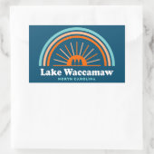 Lake Waccamaw North Carolina Rainbow Rechthoekige Sticker (Tas)