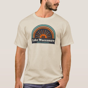 Lake Waccamaw North Carolina Regenboog T-shirt