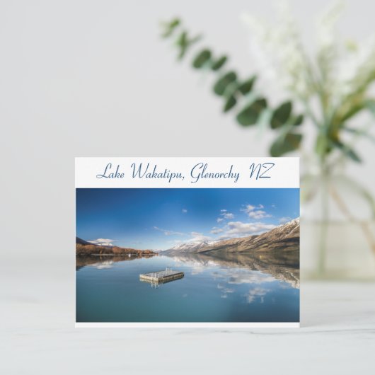 Lake Wakatipu Glenorchy NZ Briefkaart (Staand voorkant)