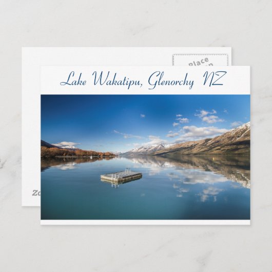 Lake Wakatipu Glenorchy NZ Briefkaart (Voorkant / Achterkant)