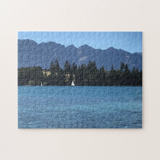 Lake Wakatipu, Nieuw-Zeeland Legpuzzel (Horizontaal)