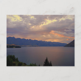 Lake Wakatipu Sunset, Queenstown, NZ Briefkaart