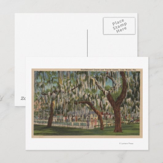 Lake Wales, FL - Uitzicht buitenshuis van Shuffleb Briefkaart (Voorkant / Achterkant)