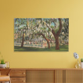 Lake Wales, FL - Uitzicht buitenshuis van Shuffleb Canvas Afdruk (Insitu (Woonkamer))