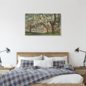 Lake Wales, FL - Uitzicht buitenshuis van Shuffleb Canvas Afdruk (Insitu (Slaapkamer))