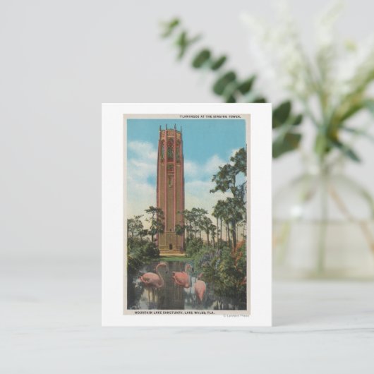 Lake Wales, FL - Uitzicht van Singing Briefkaart (Staand voorkant)