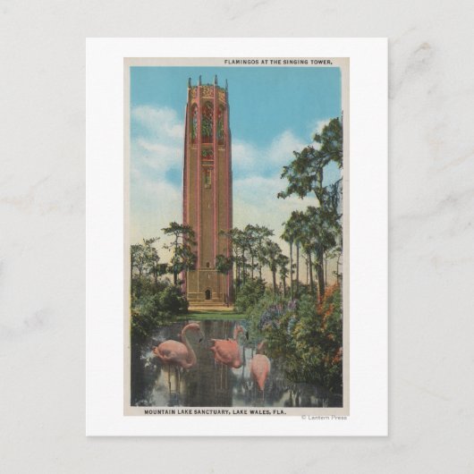 Lake Wales, FL - Uitzicht van Singing Briefkaart (Voorkant)