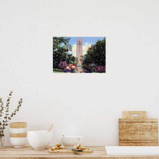 Lake Wales Florida Bok Singing Tower Poster (Keuken)