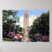 Lake Wales Florida Bok Singing Tower Poster (Voorkant)