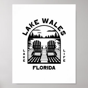 Lake Wales Florida Buiten Activiteiten Vintage 1 Poster