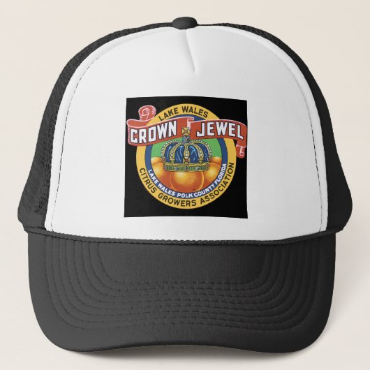 Lake Wales kroonjuweel Sinaasappel Trucker Pet (Voorkant)