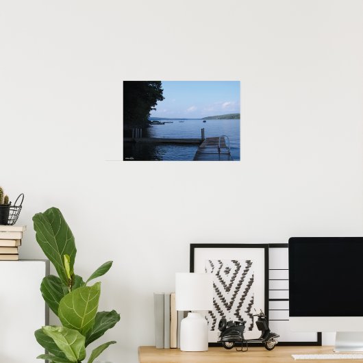 Lake Wallenpaupack: Docks Poster (Thuiskantoor)