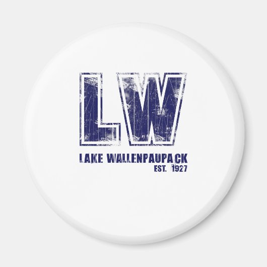 Lake Wallenpaupack est 1927 Magneet (Voorkant)