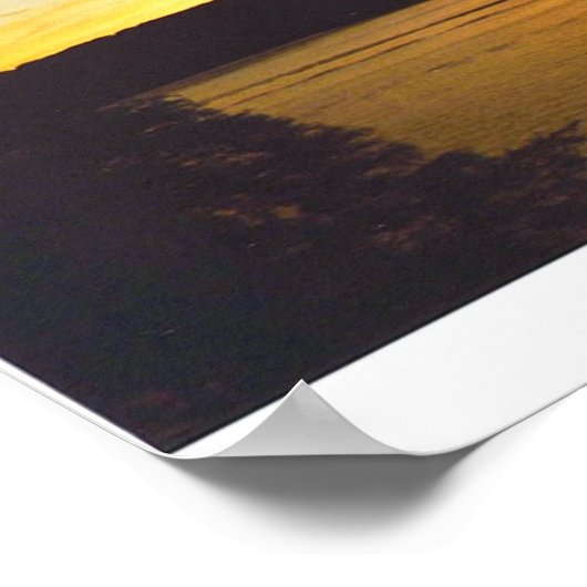 Lake Wallenpaupack Sunset Poster (Hoek)