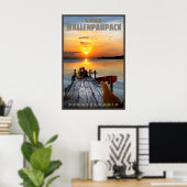 Lake Wallenpaupack Wayne County Pennsylvania Poster (Thuiskantoor)
