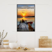 Lake Wallenpaupack Wayne County Pennsylvania Poster (Keuken)