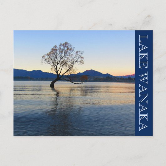 Lake Wanaka Blues Briefkaart (Voorkant)