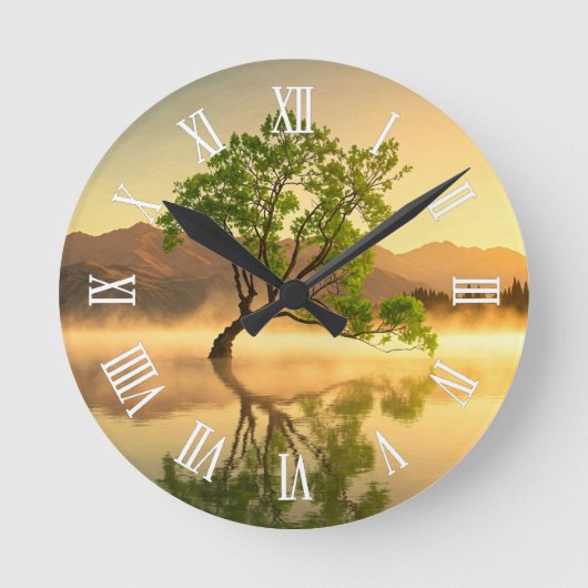 Lake Wanaka Tree New Zealand Travel Ronde Klok (Voorkant)