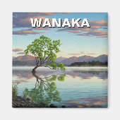 Lake Wanaka Tree Nieuw-Zeeland reizen Magneet (Voorkant)