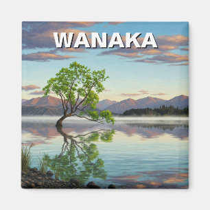 Lake Wanaka Tree Nieuw-Zeeland reizen Magneet