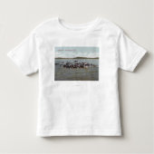 Lake Washington Regatta Scene Kinder Shirts (Voorkant)