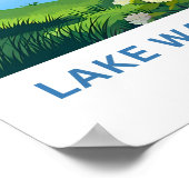 Lake Washington Reisprint Poster (Hoek)