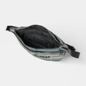 Lake Water Fotografisch  Blauw Beige Heuptasje (Open)