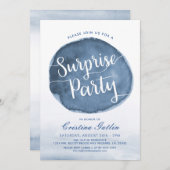 Lake Water Stain | Aangepast | Verrassende feestda Kaart (Voorkant / Achterkant)