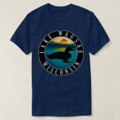 Lake Wausau Wisconsin Loon T-shirt (Design voorkant)