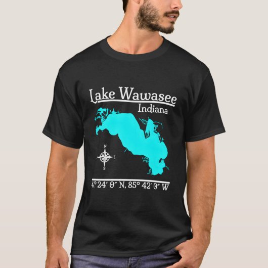 Lake Wawasee Indiana T-shirt (Voorkant)