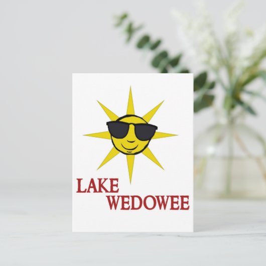 Lake Wedowee Briefkaart (Staand voorkant)